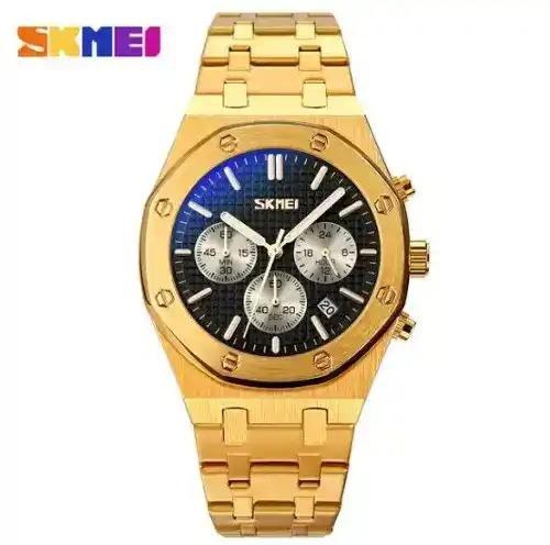Men’s Stainless Chronograph Wrist Watch - Gold