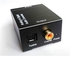 Analog R/L Rca Jack to Digital Optical Fiber SPDIF Coaxial Audio Converter