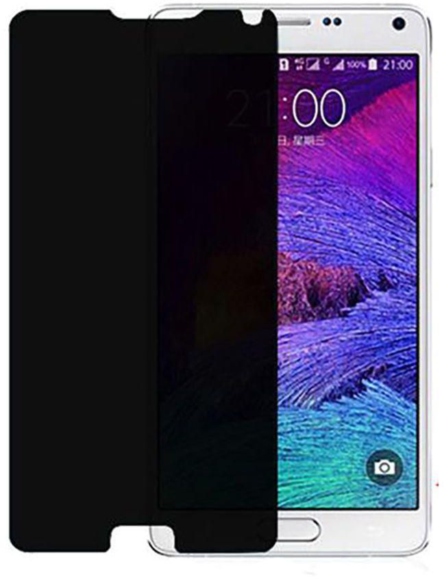 Galaxy Note 4 Anti-Spy Privacy Tempered Glass Screen Protector For Samsung Smart Phone Multicolour