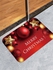 Christmas Star Bells Pattern Water Absorption Area Rug - W16 X L24 Inch