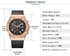Baogela Men's Chronograph Quartz Wrist Watch - Leather Waterproof Wristwatch For Men