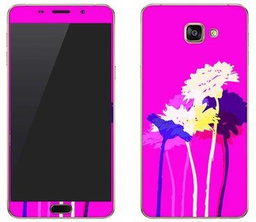 Vinyl Skin Decal For Samsung Galaxy A9 (2016) Bleeding Flowers (Pink)