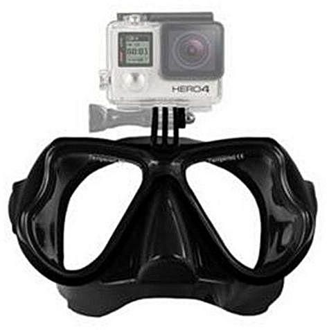 Fashion Scuba Diving Mask Snorkel Glasses Set Anti Fog Goggles Snorkel Glasses Swimming Pool Diving Equipment(Black)