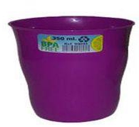 Mintra Plastic Cup - 350 ML - Purple