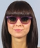 unisex Purple fram sunglasses with Grey gradient lenses