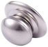 Home 58mm Diameter Silver Tone Metal Base Pot Lid Knob