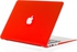Ozone MC13A01R Frost Matte Surface Cyrstal Plastic Hard Shell Case Red For Macbook Air 13i
