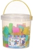 Stacking Blocks Bucket, 1410 gm - Multi Color830_ with two years guarantee of satisfaction and quality