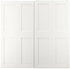 GRIMO Pair of sliding doors - white 200x201 cm