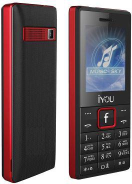 Iyou 3010 - 1.77" Dual SIM Mobile Phone – Red/Black