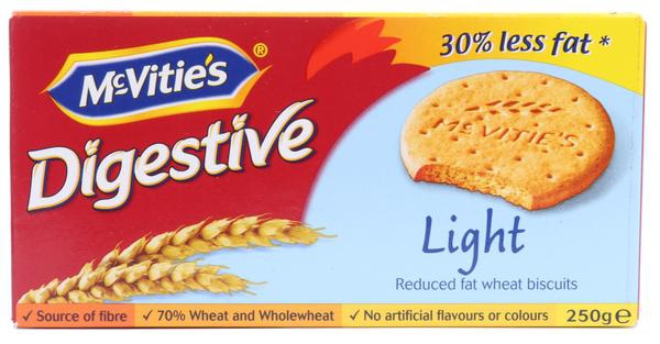 McVitie's Digestive Light Wheat Biscuits 250g
