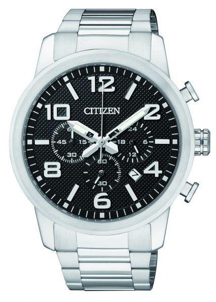 Watch for Men by Citizen , Analog , Chronograph , Stainless Steel , Silver , AN8050-51E