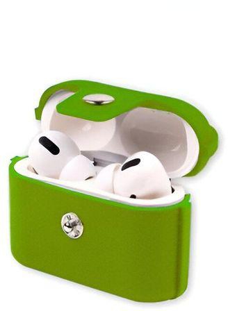 Bluetooth Earphone Protective Silica Gel Case For Airpods 3 Case -lime Green