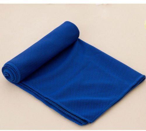 Fantastic Flower Magical Summer Color Ice Cold Towel Sporty Outdoor Fitness Heatstroke Cold Towel-Dark Blue