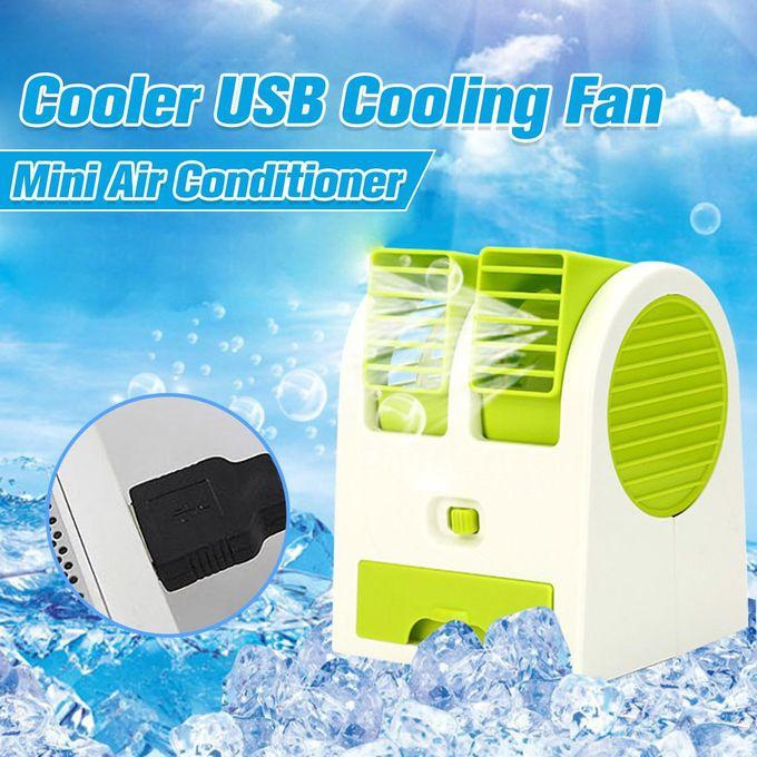 Generic 5W Portable USB Rechargeable Water Cooling Fan Desk Car Mini Air Conditioner