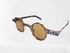 New Vintage Left Square Right Round Sunglasses For Women