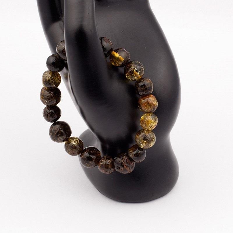 Baltic Amber Bracelet with Polished Beads