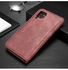 HuHa Case Cover Compatible For Huawei P40 Lite DG.MING Crazy Horse Texture Flip Detachable Magnetic Leather Case with Holder & Card Slots & Wallet Red