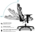 Gaming Chair - Furgle Gamer Chair - Office Chair - 4D Gamer Ergonomic Adjustable Swivel Chair Gaming Chair - Swing Mode - with Headrest and Lumbar Support (WB)
