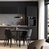 METOD Base cabinet for sink, black/Nickebo matt anthracite, 60x60 cm - IKEA