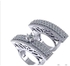 3Diamonds Diamond Ring Platinum Plated Cubic Zircon Ring