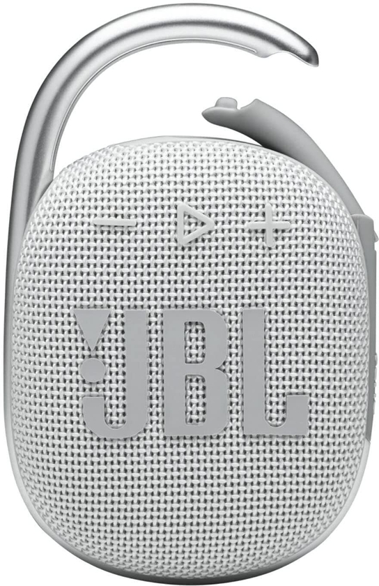 JBL CLIP 4 Ultra-portable Waterproof Speaker, White