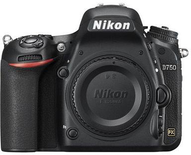 Nikon D750 SLR Camera Body Only 24.3 MP Black