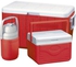 Coleman COOLER SET 48QT RED COMBO 6CAN, 1/3 GAL 3000003477