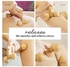 Wooden Body Massager with Four Rollers, Multi-purpose Full Body Massager, Portable Hand Massager for Body Therapy, Leg, Back, Neck, Shoulder, Hand Pain Relief Tools