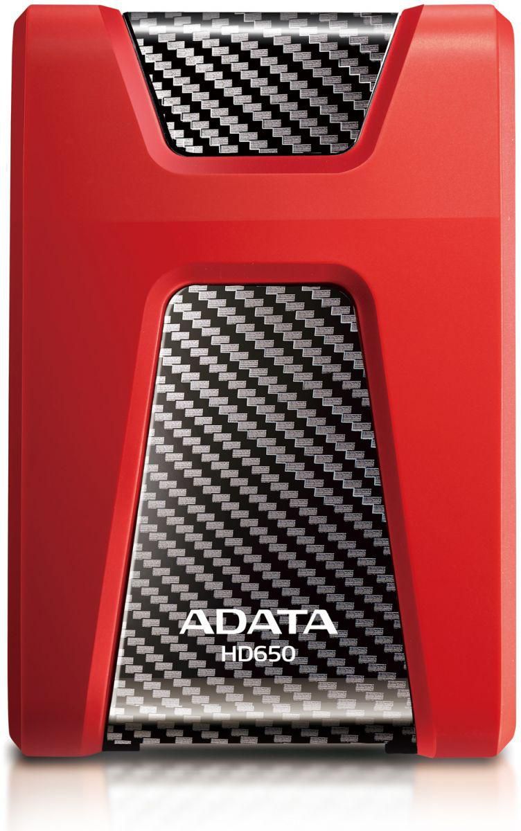 HD650-500GB هارديسك خارجي ضد الصدمات / احمر - Adata