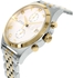 Marc by Marc Jacobs The Slim Women's Silver Dial Stainless Steel Band Chronograph Watch - MBM3381