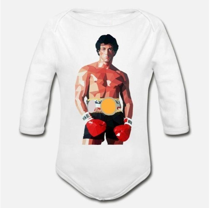 Rocky Organic Long Sleeve Baby Bodysuit