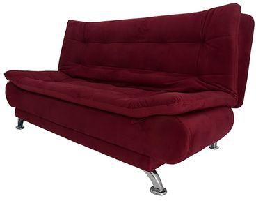 Art Home 3 Seaters Sofa Bed - 190x120 Cm - Burgundy