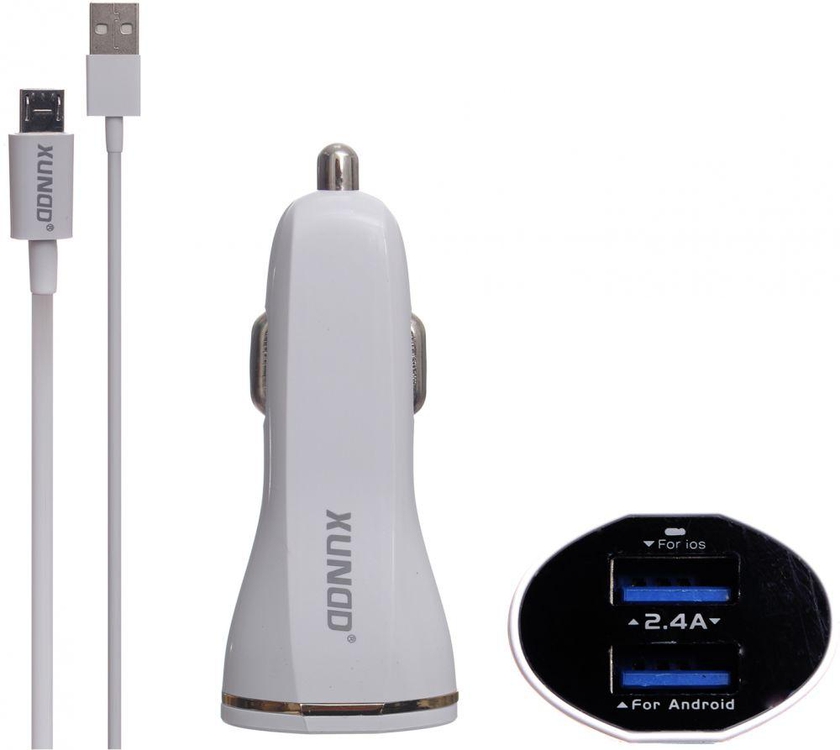 Xundo Car Charger For Andriod Devices - White
