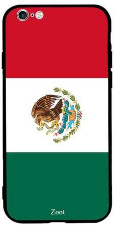 Thermoplastic Polyurethane Skin Case Cover -for Apple iPhone 6s Plus Mexico Flag Mexico Flag