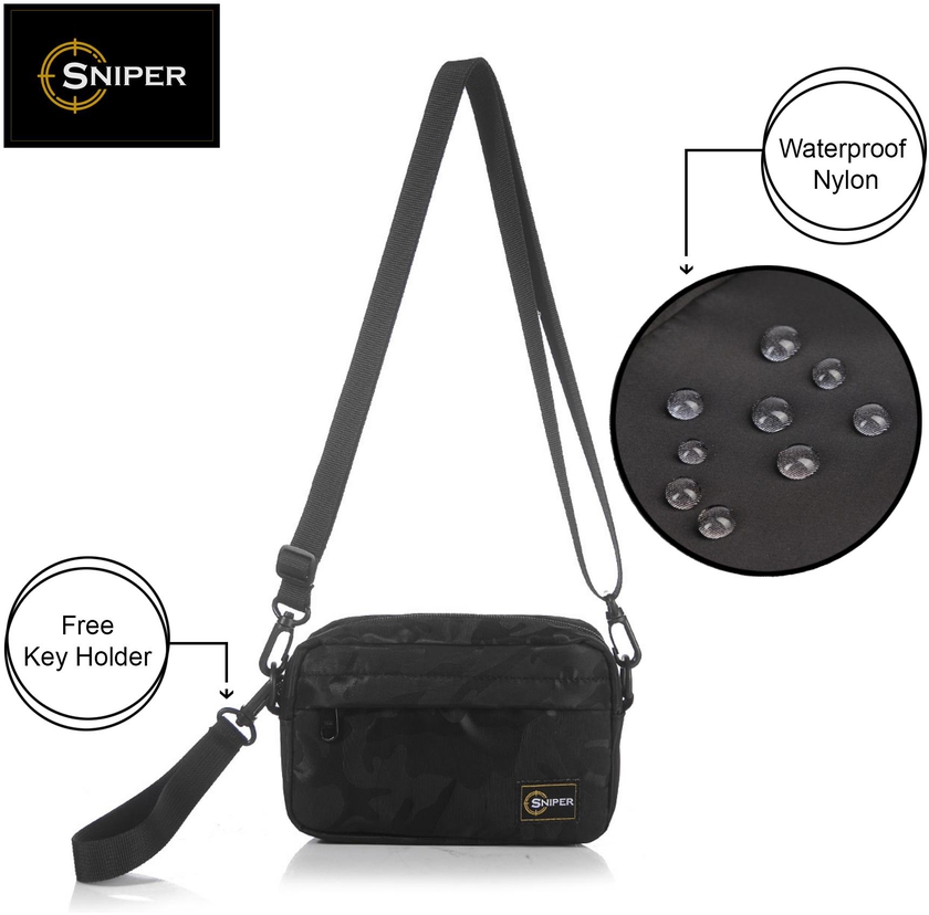 Sniper 3) Japan Design Waterproof Bag Brand Sling Bag (2 Colors)