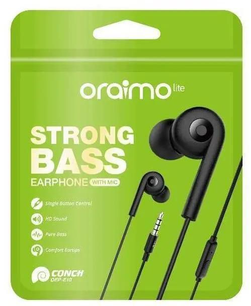 Oraimo Strong Bass, HD Sound Earphone + Mic
