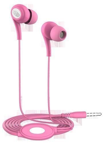 Generic JD91 3.5mm Hifi Super Bass Earphone For Phone Stereo Ergonomic Design Fashion Headset With Microphone Earbuds(Pink)
