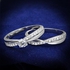 Cynosure 925 Sterling CZ Wedding Ring - Silver