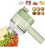 2 in 1 Electric Vegetable Cutter Portable Cordless Small Slicer Cutter
