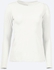 Carina Long Sleeves Cotton Top - Off White