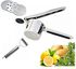 Stainless Steel Potato Ricer with Multi-Function Vegetable Peeler, Stainless Steel Potato Masher for Mashed Potatoes, Fruits and More- 3 Interchangeable Discs, Pack of 2 (Potato Ricer + Potato Peeler)