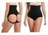 Ladies Girdle Pants And Butt Lifter - BLACK