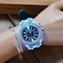 2 Pieces Of Couple Luminous Led Wrist Watch