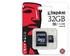 Kingston 32GB MicroSDHC Card - Class 10 + Adapter
