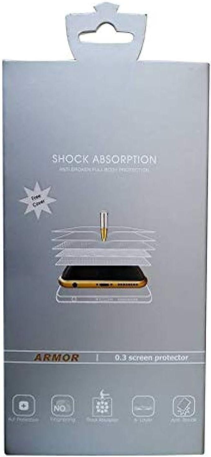 Armor Anti Shock Screen Protector For Lg V30 With Clear Back Cover