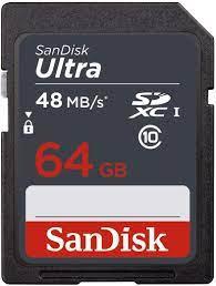 Sandisk Ultra SDHC/SDXC 48MB/s Class10 UHS-I Memory Card (64GB)