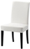 HENRIKSDAL Chair, brown-black, Gräsbo white