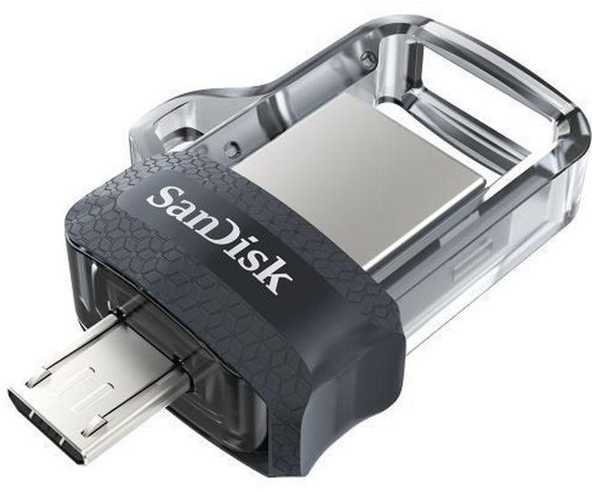 Sandisk Sandisk Flash Memory 32GB Dual USB 3.0 and Micro USB from SanDisk, Read Speed ​​up to 150MB/s