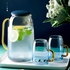 Set Of Drinking Glass Jug + 4 Cups